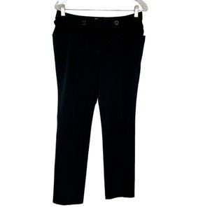 Moschino Jeans Womens Donna Black Straight Leg Pants Stretchy size 10